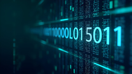 binary code background