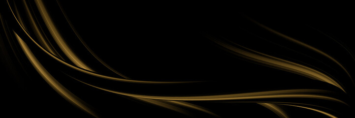 Leinwandbilder - abstract black and gold are light with white the gradient is the surface with templates metal texture soft lines tech diagonal background gold dark sleek clean modern.