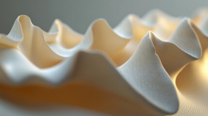 Wall Mural - abstract waves of soft creamy textures on elegant background