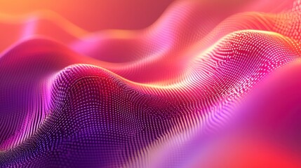 Wall Mural - colorful abstract waves with smooth textures and lights effects
