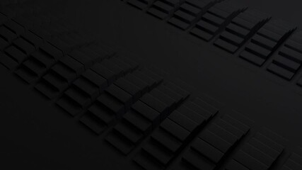 Wall Mural - This stock motion graphics video includes a clip of a Modern Black Wave Animation

