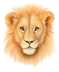 Wall Mural - png a lion mammal animal