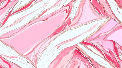 Wall Mural - abstract pink and white marble texture: a swirling symphony of color
