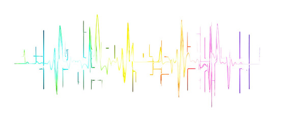 Wall Mural - png design neon art illustration.