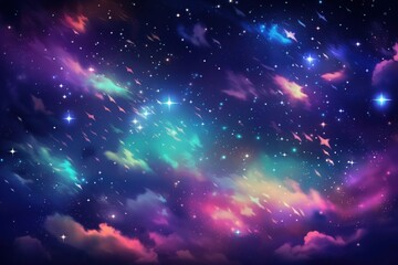 Wall Mural - aurora light sky backgrounds astronomy.