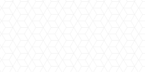 Vector seamless pattern with hexagon square cube geometric pattern shapes grid metal element texture design. abstract tiles gradient science web tech connection triangle diamond honeycomb.