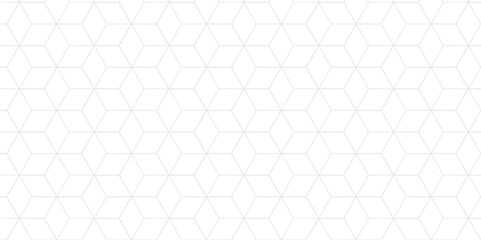 Seamless pattern with hexagon square cube geometric pattern shapes grid metal element texture design. abstract tiles gradient science web tech connection triangle diamond honeycomb.