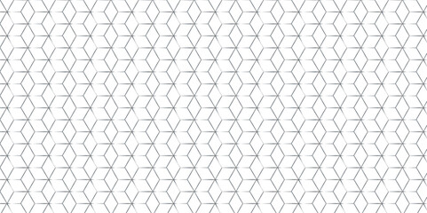 Seamless pattern with hexagon square cube geometric pattern shapes grid metal element texture design. abstract tiles gradient science web tech connection triangle diamond honeycomb.