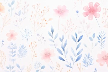 Naklejka na meble Floral pattern backgrounds flower.