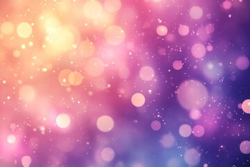Wall Mural - vibrant bokeh lights background illustration.