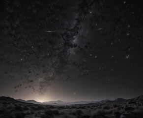 Wall Mural - millions of stars blaze across a pitch-black sky, creating a breathtaking display , blue, galaxy, na