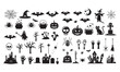 © Babur - Collection of halloween silhouettes icon