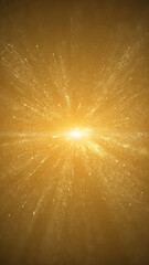 Wall Mural - festive gold colored shine particles vertical background illustration.