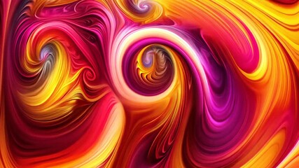 Wall Mural - swirling hues of magenta and gold an abstract journey through color and form