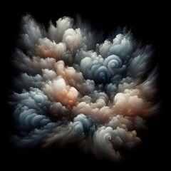 Wall Mural - effect mural using soft airbrushing or