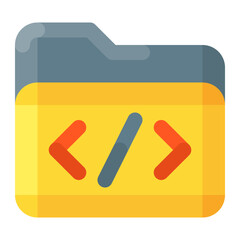 folder script colored icon