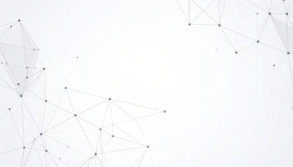Wall Mural - abstract blue line network design, a medical heart diagram, or a business stock market data chart il