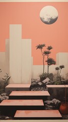 Wall Mural - architecture painting nature plant.
