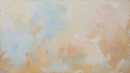 Wall Mural - pastel dream: an abstract oil painting