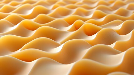 Canvas Print - abstract background, delicate wavy monochrome light fluid, gentle gradient, 3d rendered design