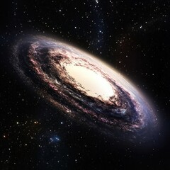 Wall Mural - real galaxy universe space astronomical.