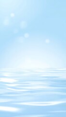 Canvas Print - soft aquamarine fluid background an abstract design with delicate waves and dynamic flow