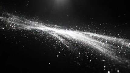Wall Mural - Abstract particles flow
