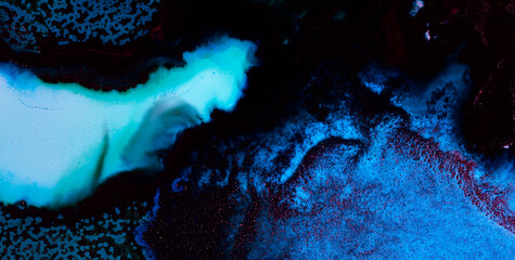 Wall Mural - liquid art design blending water, color, and texture