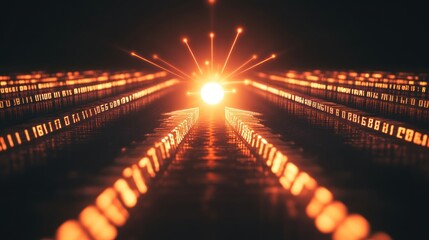 Wall Mural - Digital pathway