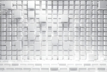 abstract 3d geometric square pattern digital art light shape concept mosaic seamless texture, genera