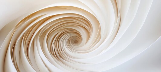 Aufkleber - Abstract background backdrop wallpaper for business or webdeign illustration - texture of different overlapping paper layers swirl, bright beige pastel color