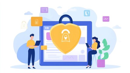 Digital security, online protection, users accessing platform, for software and app developers