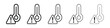© Zrobac - Temperature warning sign icon or logo illustration outline black style