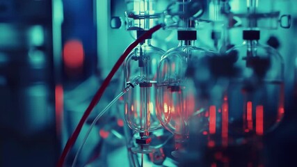 Wall Mural - a close up of a light bulb in a laboratory