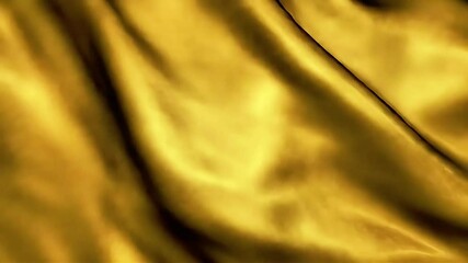 Poster - Golden Fabric Waves: Abstract Motion Background with Shimmering Light and Shadow
