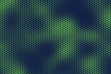 Leinwandbilder - abstract triangle halftone background. triangle vector abstract geometric background. Halftone triangular retro 80s pattern. Minimal style retro dynamic wallpaper.	