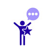 © fan_studio - Icon a expertise, isolated against a clean background.
