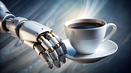 Robotic Arm Serving Coffee