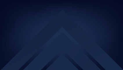 Wall Mural - Modern abstract dark blue and black geometric arrow triangle shape background 