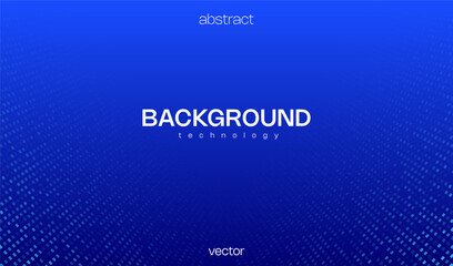 Ai blue tech abstract technology background with circles and cyber tech vibes, ideal for web banners and hi-tech concepts.