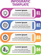 © Rifat - Flat Vector Infographic with Web Labels, Paper Tags, and Business Concept Icons