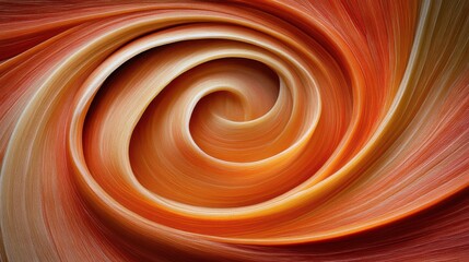 Wall Mural - vibrant orange and yellow swirl, a dynamic abstract background for modern designs