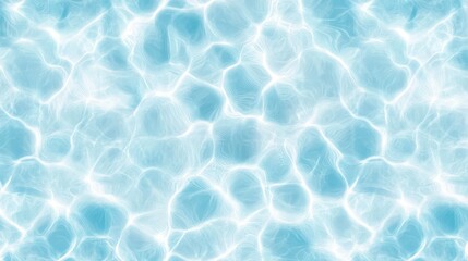 Wall Mural - calming blue water surface with elegant white lines, a serene aquatic design tranquil