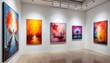 © PondLord - Vibrant Art Exhibition Showcasing Diverse Collection of Paintings