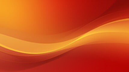 Fototapete - Red background with a wave pattern. The wave pattern is very bold and the background is very bright