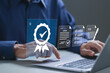 © Pakin - Digital certificate concept, Checklist documents, assessment for certificate and document approved. Quality management, Standardization, certification, regulatory compliance, service and standards