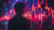 © MistoGraphy - An error message overlay on a screen showing plummeting stock prices, with a distressed trader's silhouette