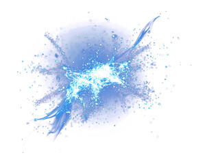 Wall Mural - png light element effect art astronomy fireworks.