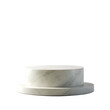 © Silhouette stock - Elegant two tiered marble display stand product presentation