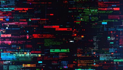 abstract digital data stream, perfect for technology and data visualizations. the image depicts a co